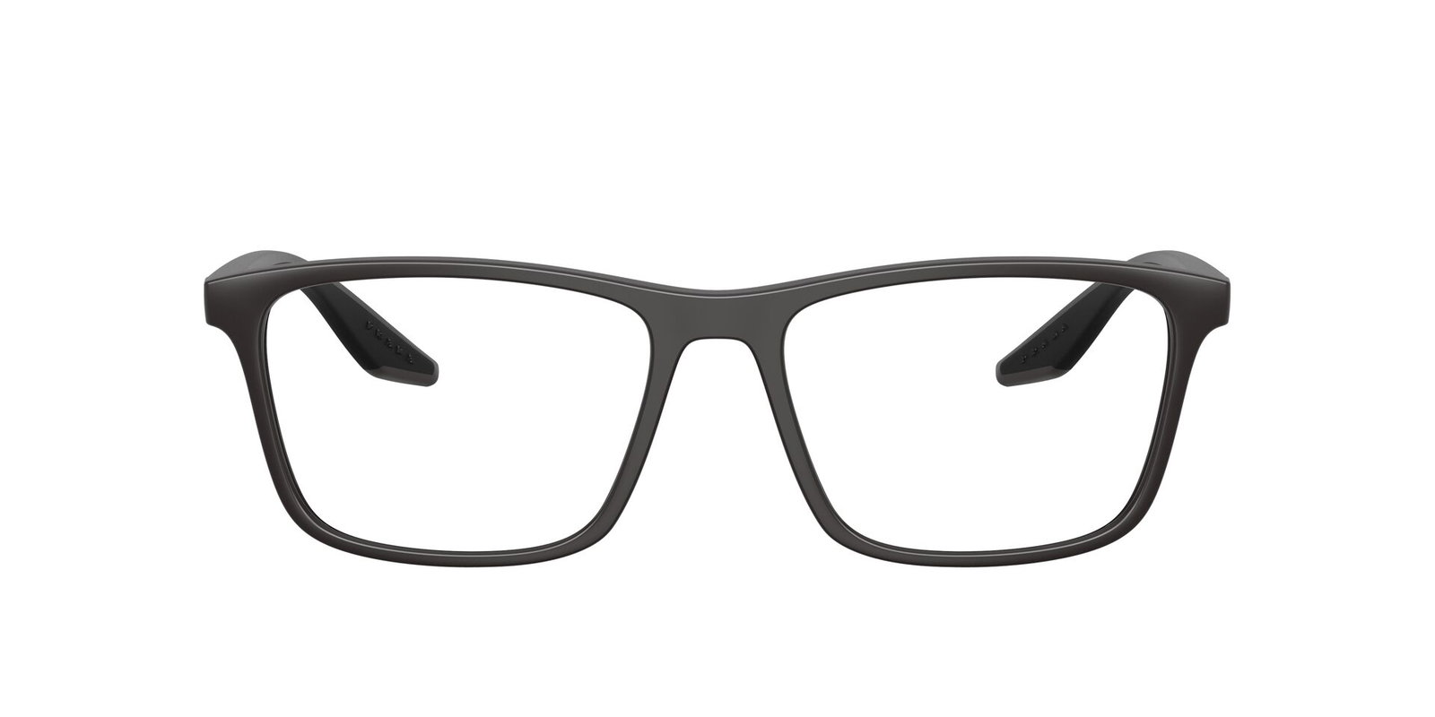 Das Bild zeigt die Prada Linea Rossa Fassung PS01QV  18K1O1 von vorne.